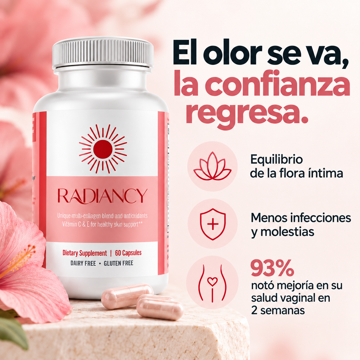 Radiancy | Elimina el olor íntimo y equilibra tu PH en 2 semanas