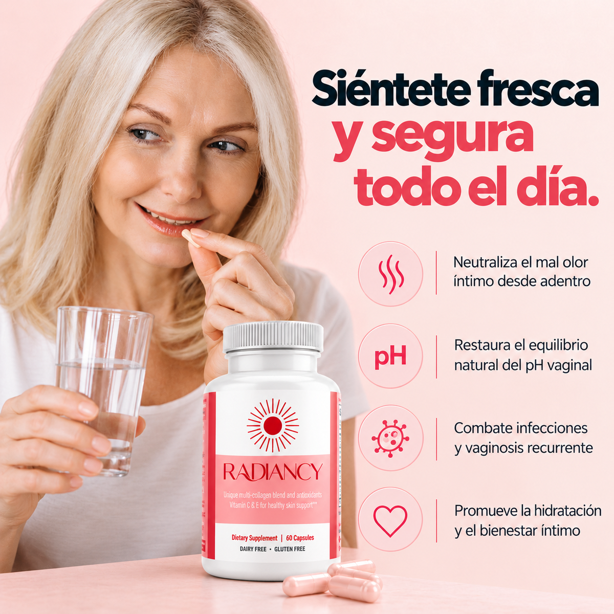 Radiancy | Elimina el olor íntimo y equilibra tu PH en 2 semanas